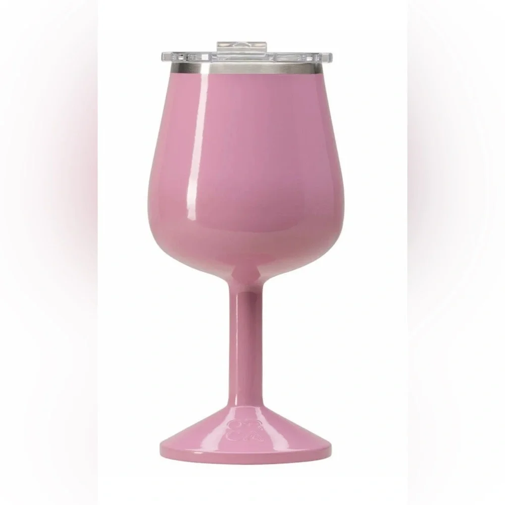 ORCA Vino Dusty Rose 15oz Insulated Stainless Steel Wine Cup w/lid